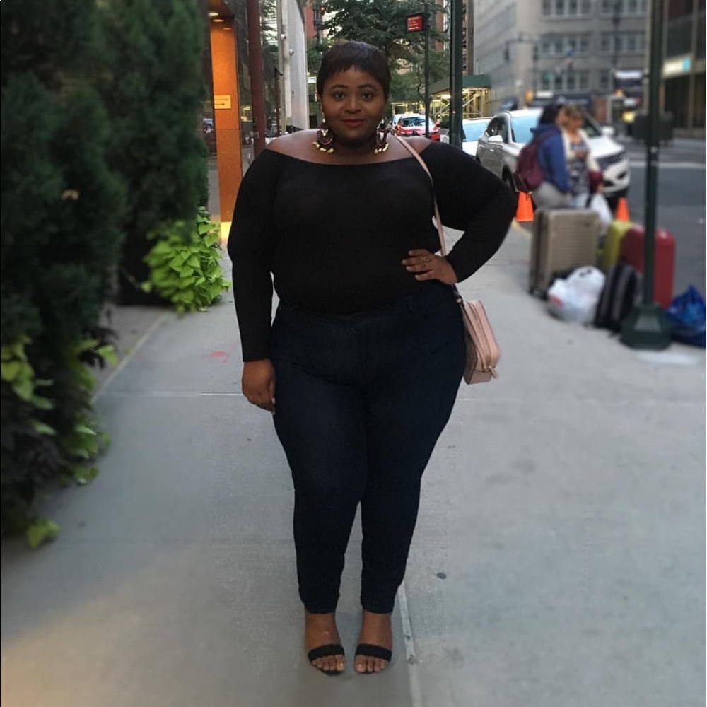Plus Size Dark Wash Skinny Jeans
